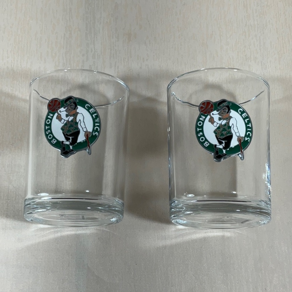 NBA Boston Celtics 10 oz Rocks Glass Set - Picture 2 of 7